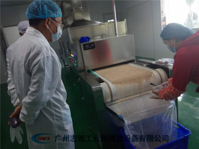 调味粉微波烘干杀菌机