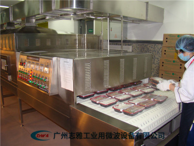 大型盒饭微波加热设备