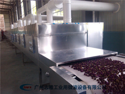 玫瑰花微波杀青机